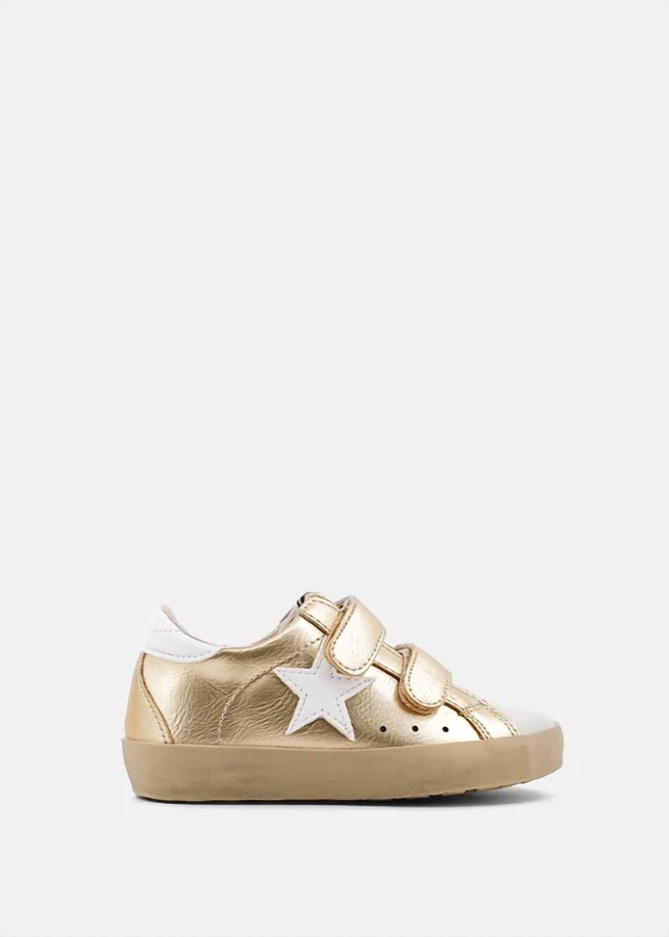 NEW SHU SHOP girl's sunny mini shoes in 754 golden